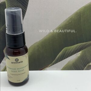 NWT AnnMarie Rosemary Peppermint Body Wash- Travel